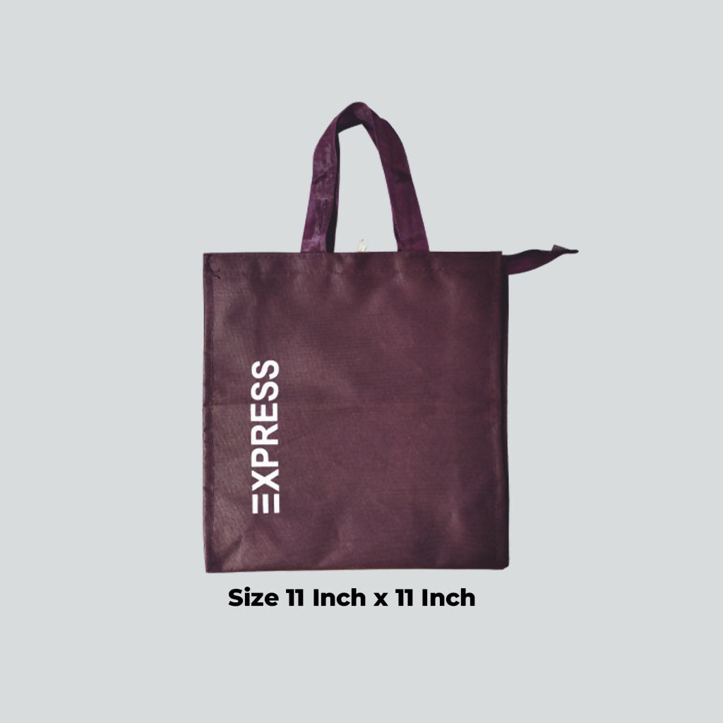 Express reusable Shopping Bag – Multicolor Tote with Handles, Heavy-Duty Eco Grocery Bag for Daily Use, Durable Fabric, Foldable and Recyclable