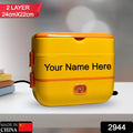 Electric Lunch Box – Portable 2-Layer Lunch Warmer with Stainless Steel Containers