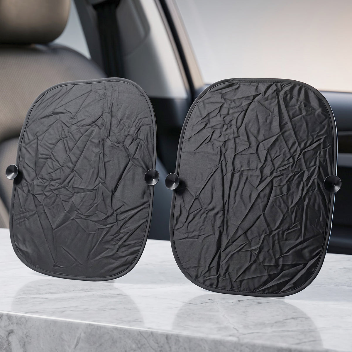 Foldable sunshade protection view