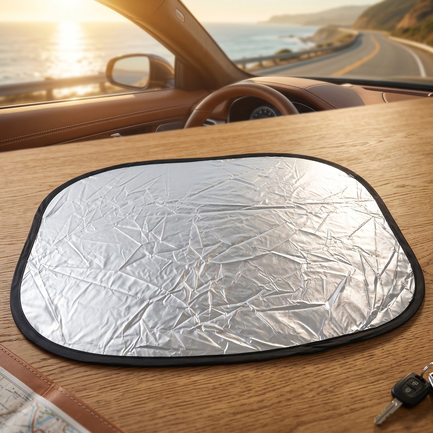 Foldable sunshade product view