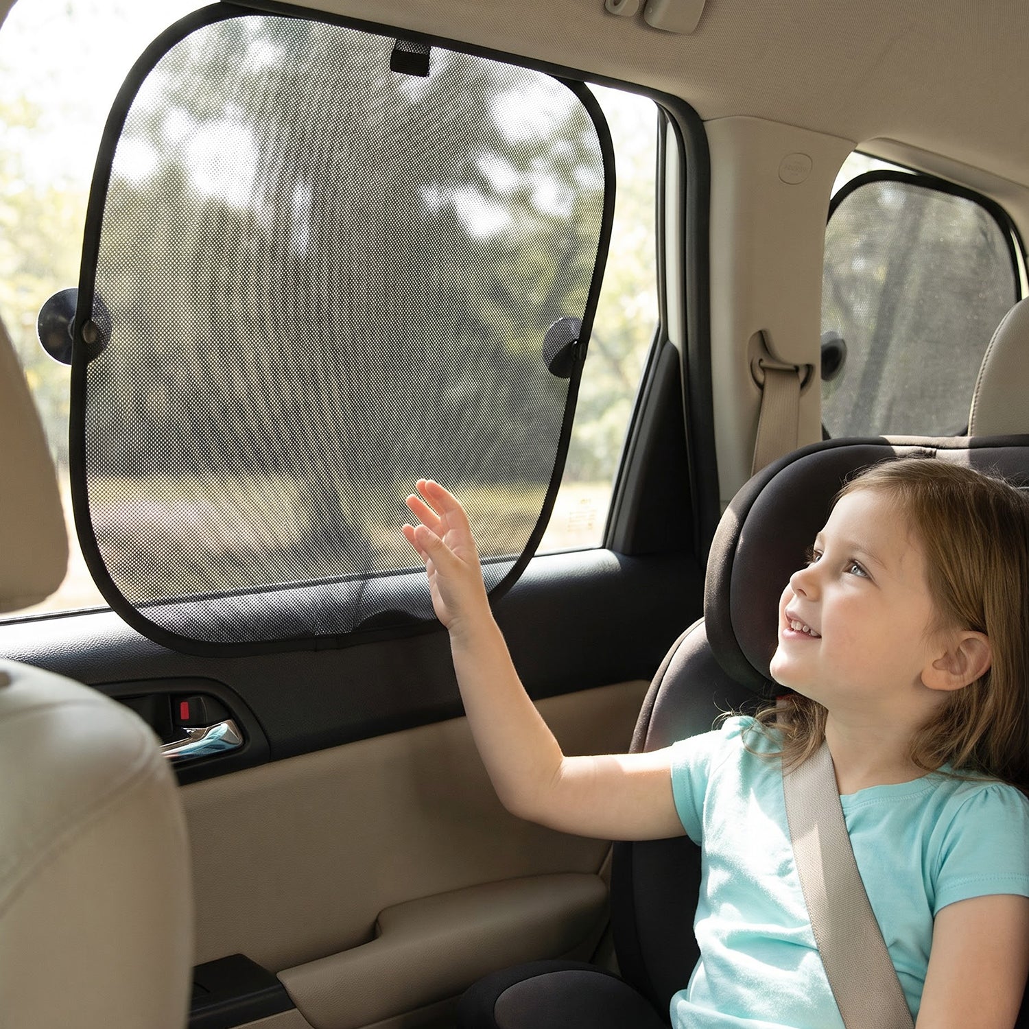 Car sunshade lifestyle image