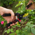 Heavy Duty Bypass Garden Pruning Shears with Soft Grip Handle for Plants (1 Pc)