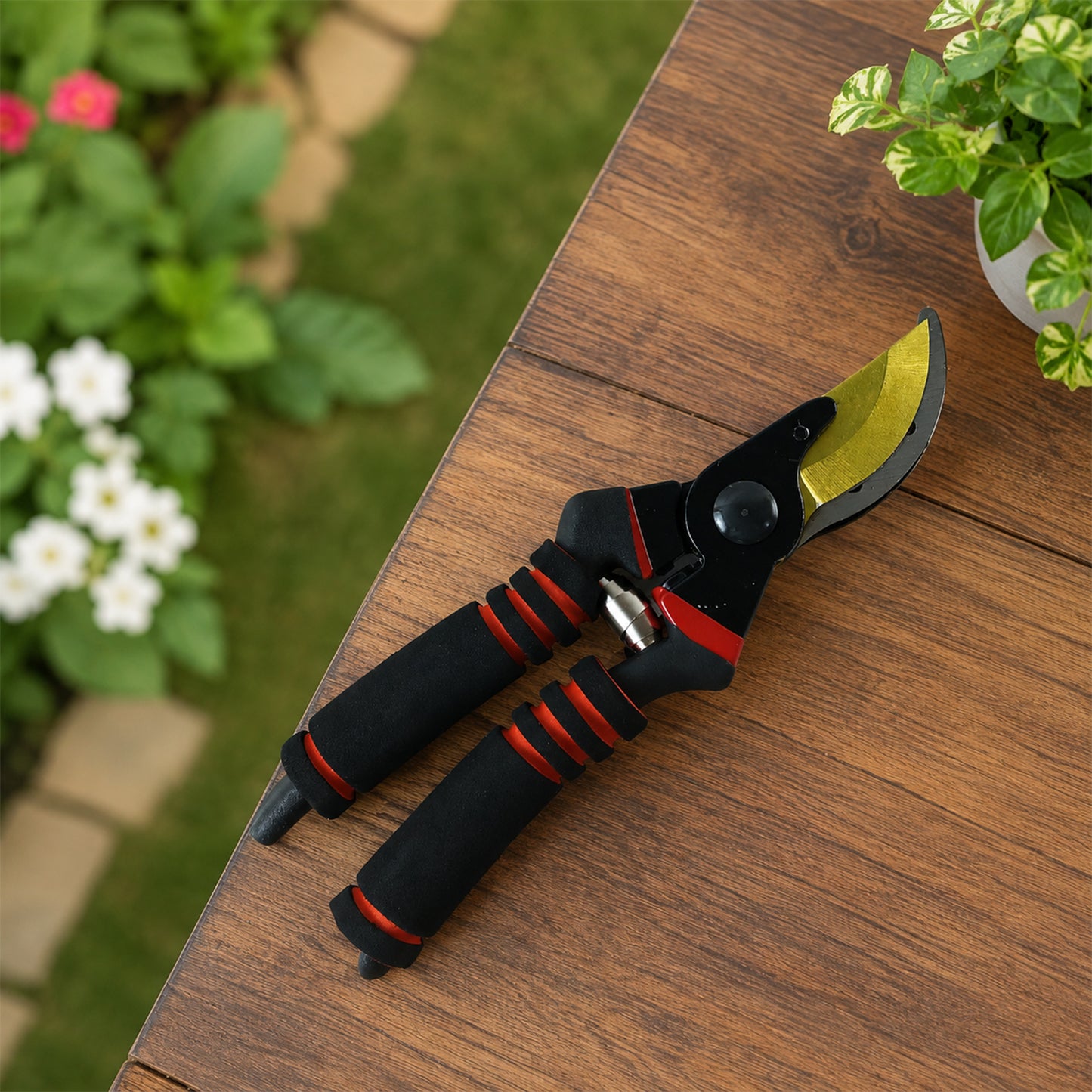 Garden pruning cutter feature view
