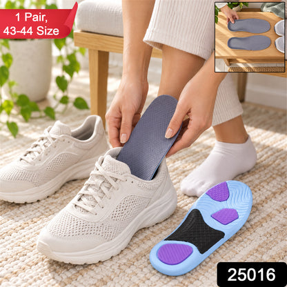 SKU 25016 cushioned shoe insoles size 43-44 one pair