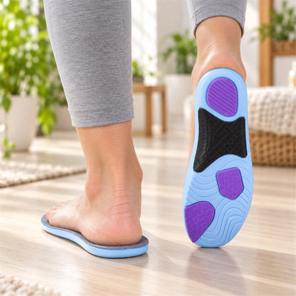 Cushioned shoe insoles lifestyle view