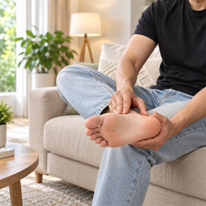 Foot comfort and support illustration