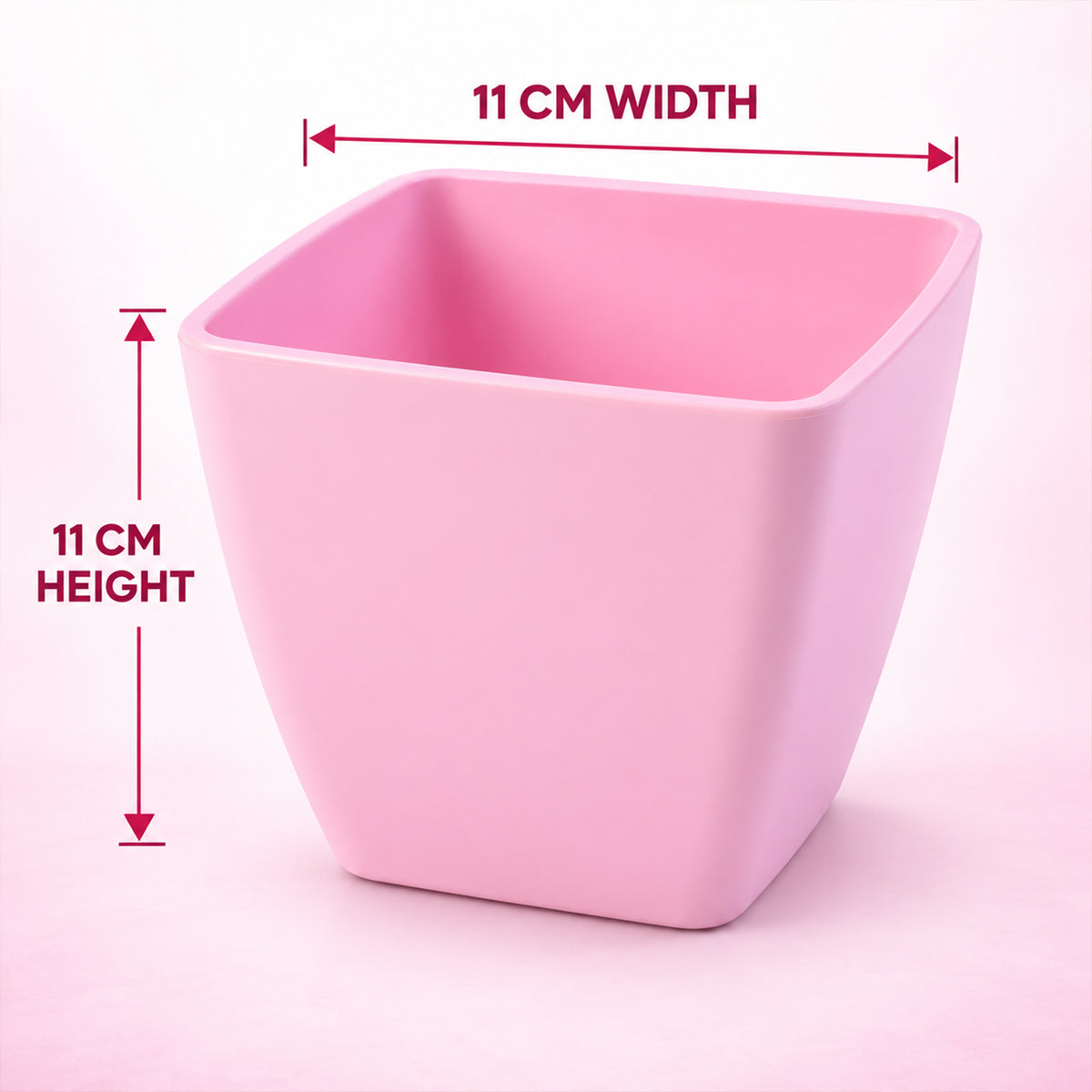 Flower pot dimension reference