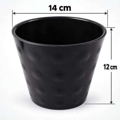 Decorative plastic flower pot dimensions