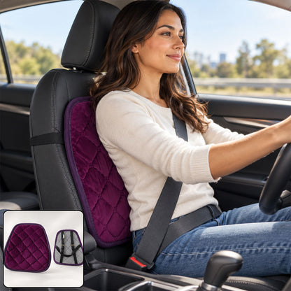 Purple Quilted Back Cushion