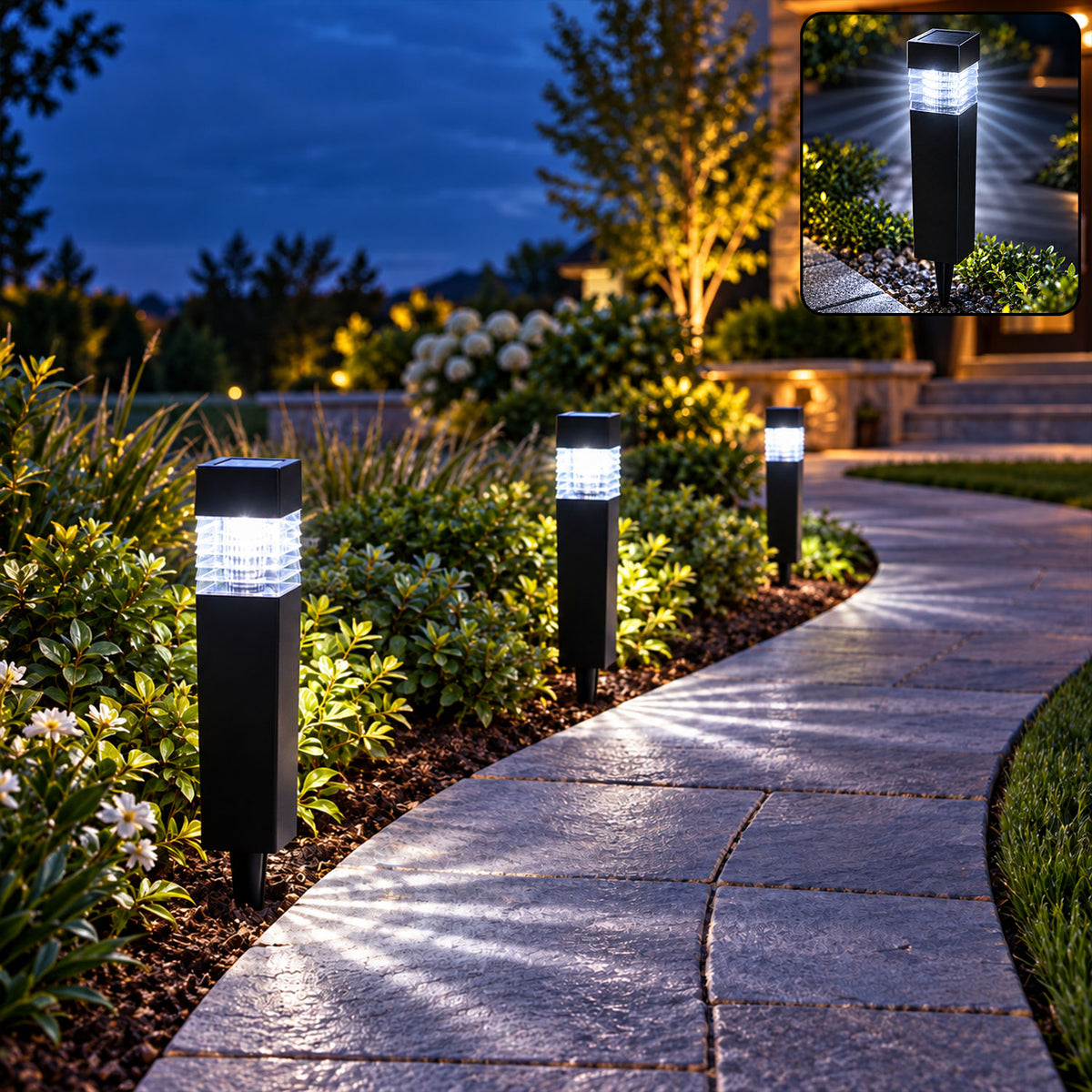 Solar LED Garden Pathway Light