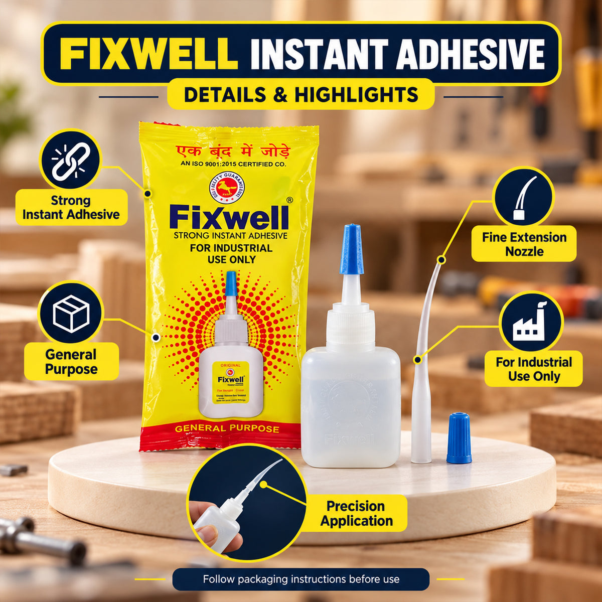 Instant adhesive glue for industrial use 06