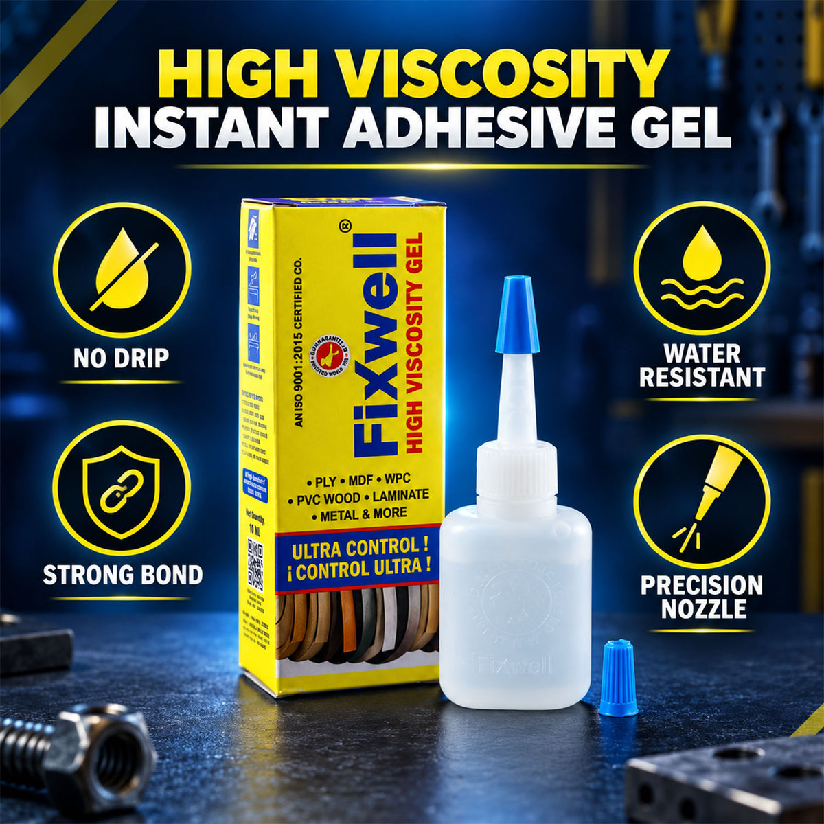 High viscosity instant adhesive gel 04
