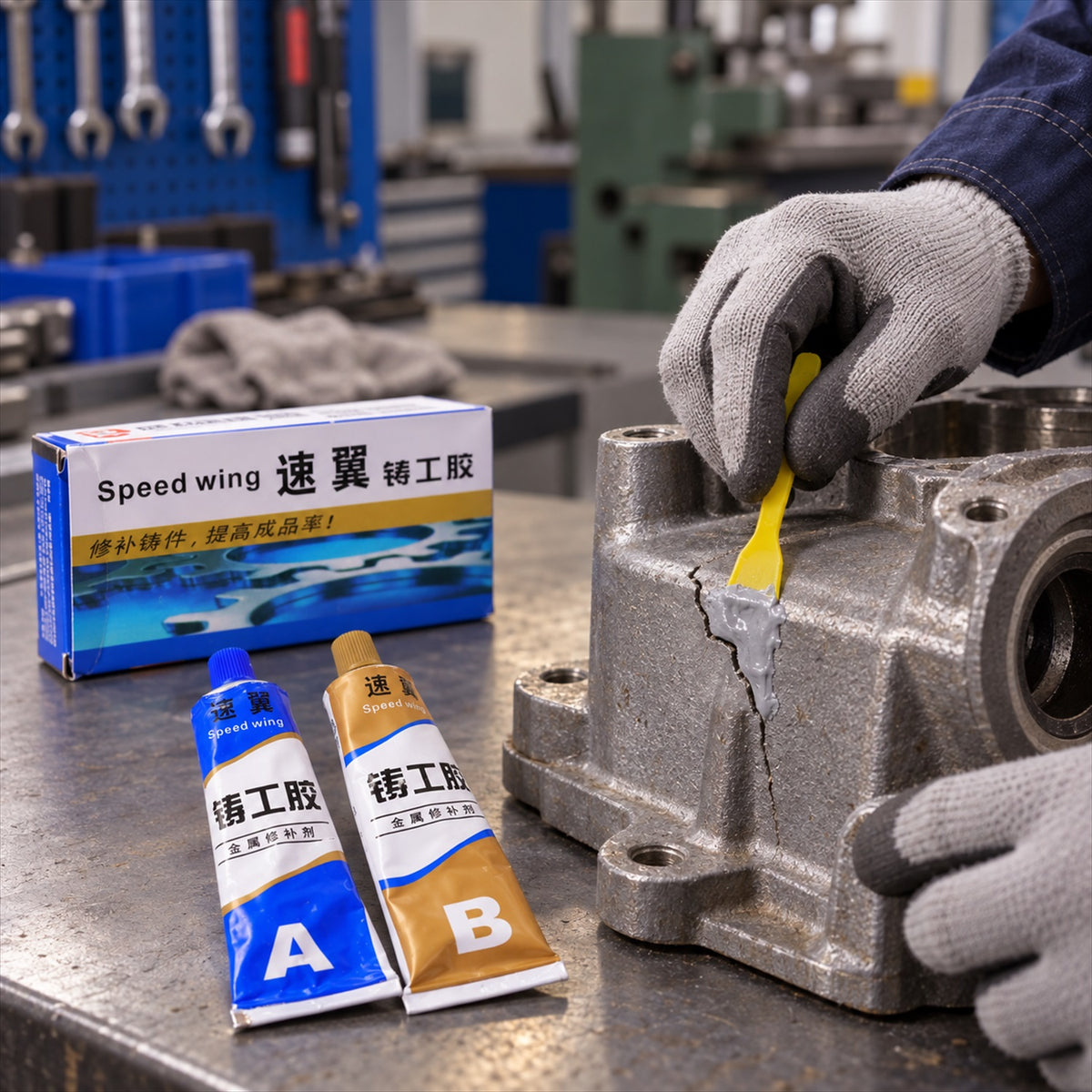 Epoxy Tubes with Mixing Tool