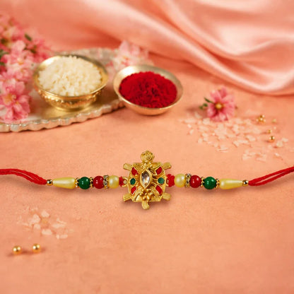 Packaging of the Turtle Rakhi, ready for gifting to a brother.