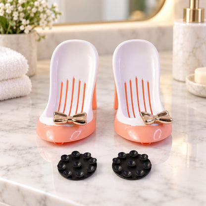 Shoe shaped soap holder set - main product photo
