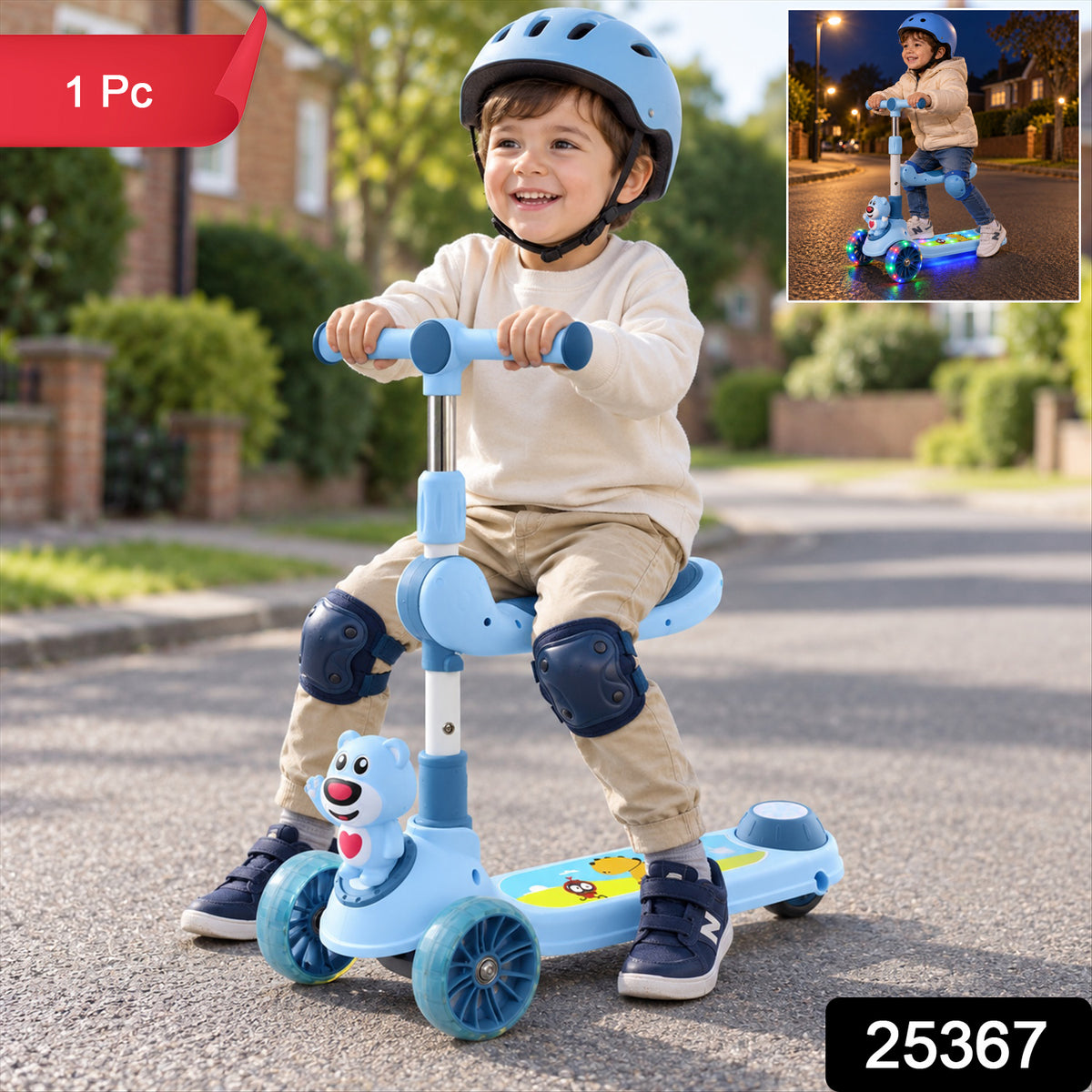 Kids seat scooter pack