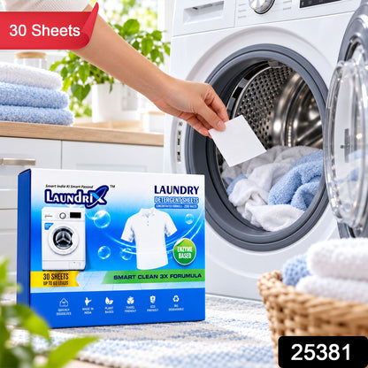 Laundry detergent sheets - SKU and sheet count