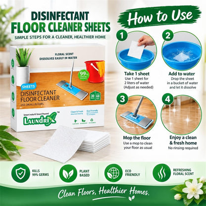 Floor cleaner sheets - usage guide