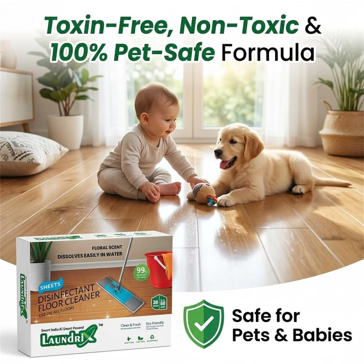 Floor cleaner sheets - manufacturer safety claims