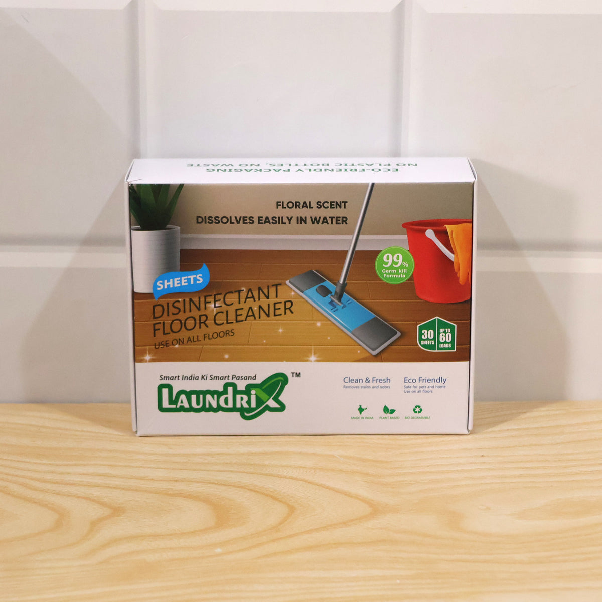 Floor cleaner sheets - actual product box