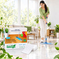 Disinfectant Floor Cleaner Sheets with Floral Scent for Home (30 Sheets)