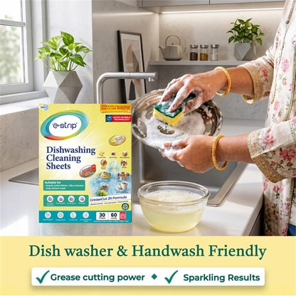 Dishwashing cleaning sheets - product information 02