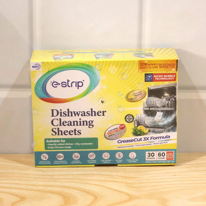 Dishwashing cleaning sheets - actual product box