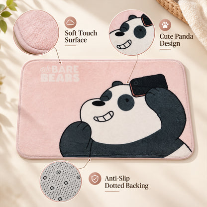 Panda design bathroom floor mat - view 06