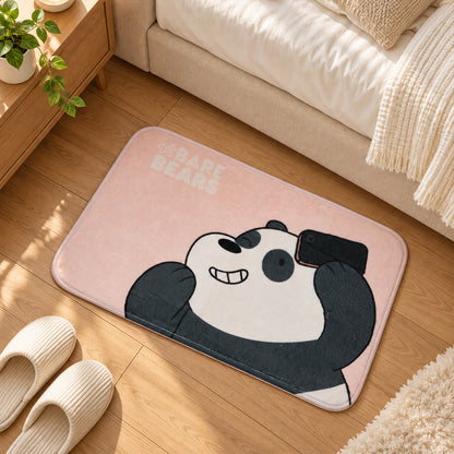 Panda design bathroom floor mat - view 09