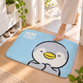 Penguin Bathroom Floor Mat with Soft Top and Dotted Backing (1 Pc, 50.5x68 Cm)