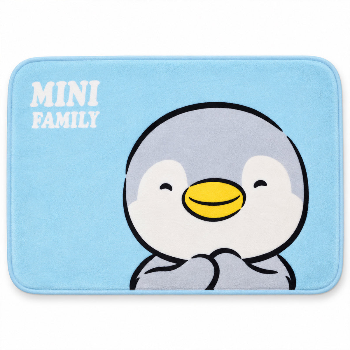 Penguin design bathroom floor mat - view 05