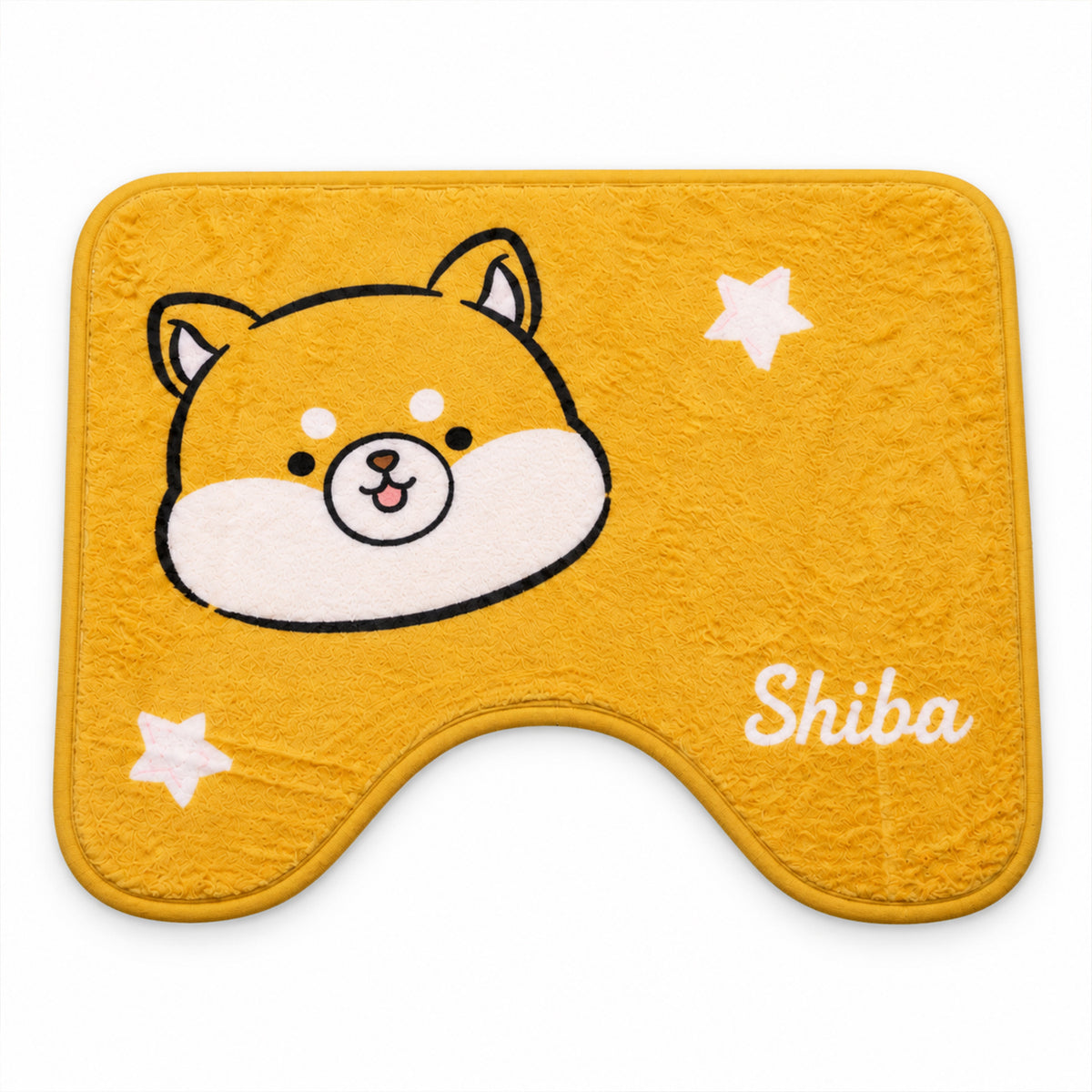 Cartoon dog U-shaped bathroom toilet mat 04