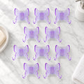 Plastic Self Adhesive Butterfly Wall Hooks for Towels and Keys (10 Pc Set)
