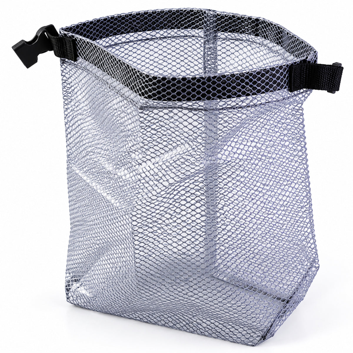 Mesh travel organizer pouch with buckle view 04