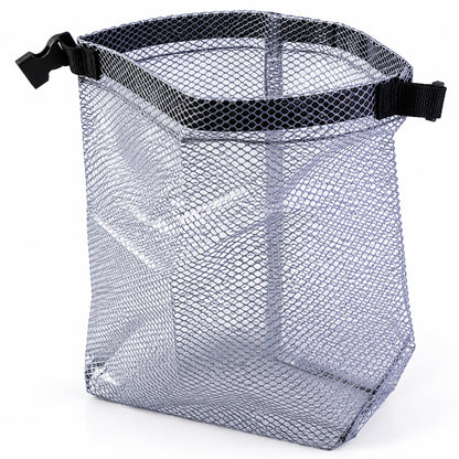 Mesh travel organizer pouch with buckle view 04