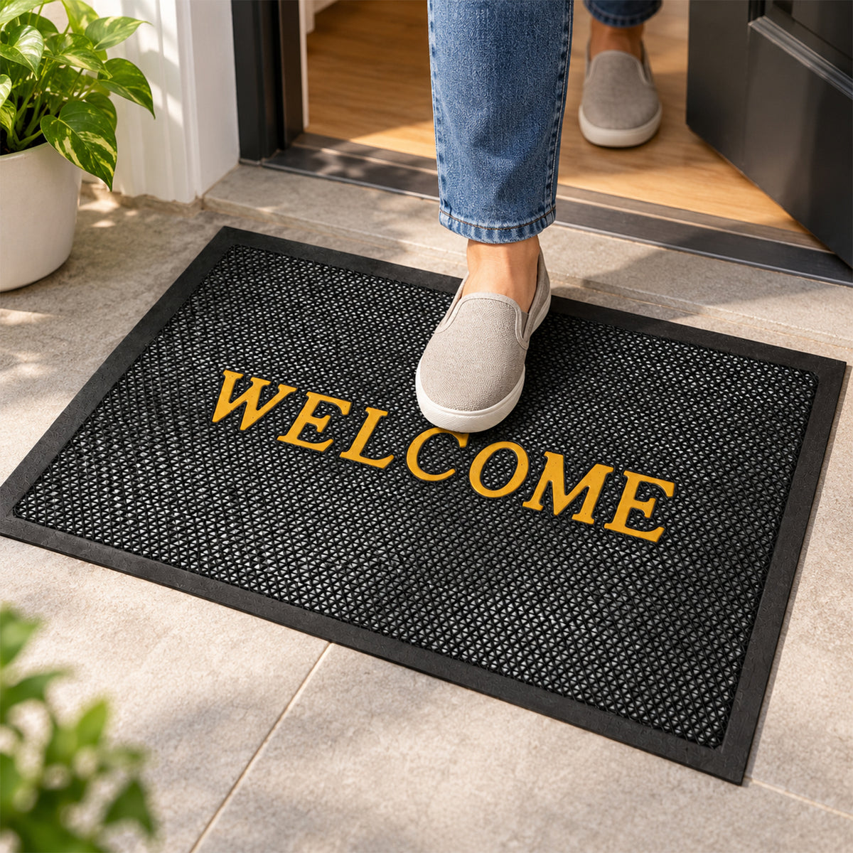 Welcome door mat - main product photo