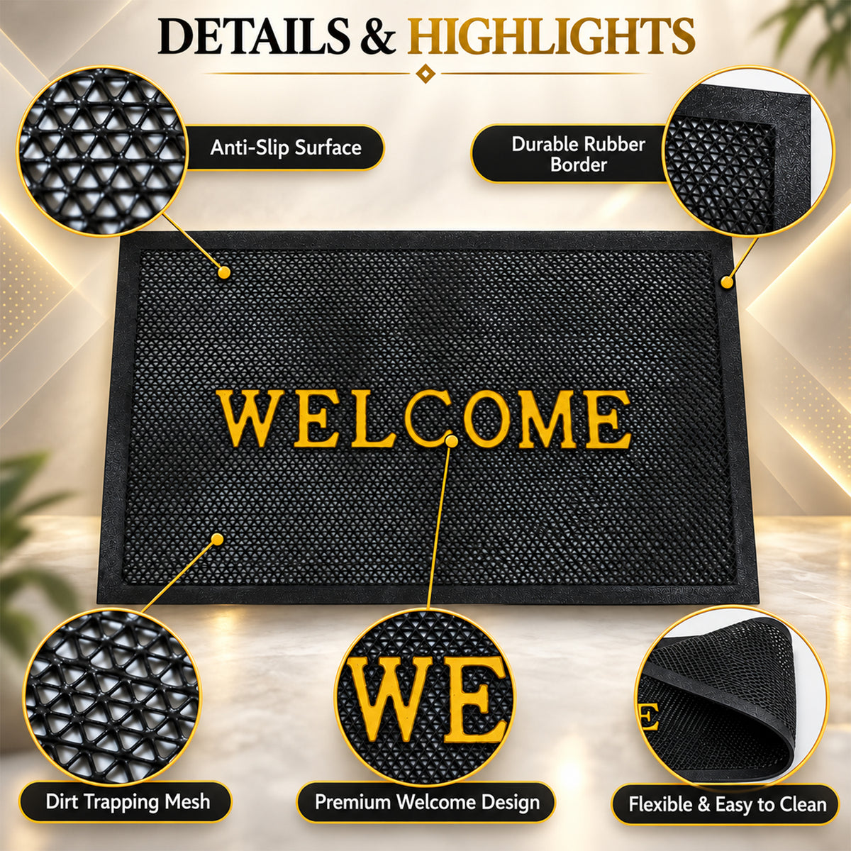 Welcome door mat - product view 06