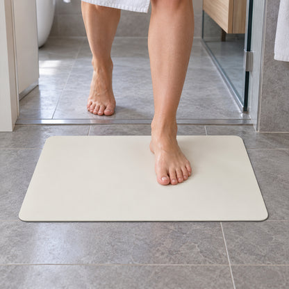 Decorative rectangular floor mat with rounded corners 08