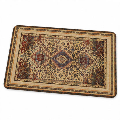 Traditional patterned decorative floor mat view 06