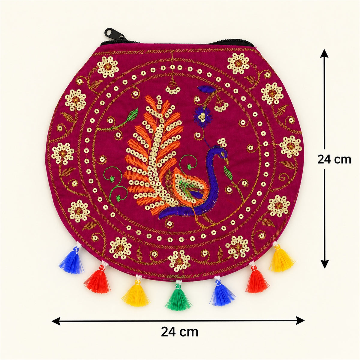 Purse size 24x24cm