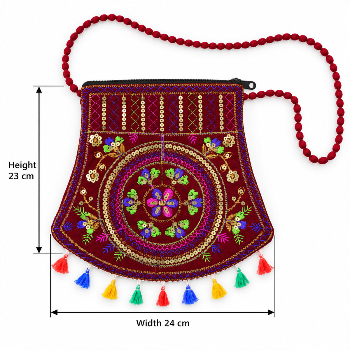 Purse size 24x23cm