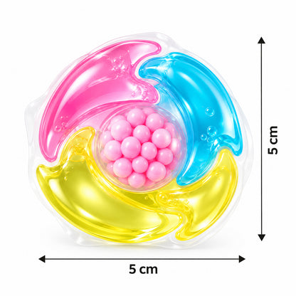 Laundry detergent pods approximate pod dimensions
