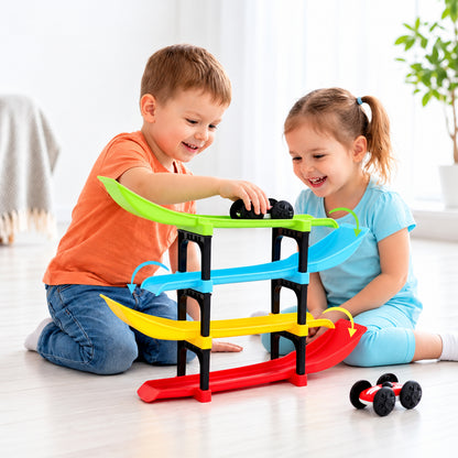 Ramp racer car toy track set 01
