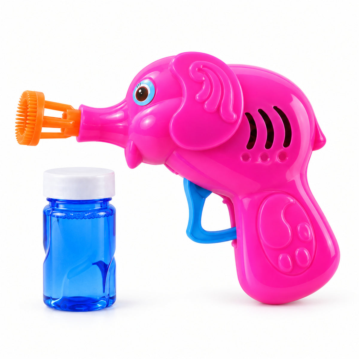 Elephant bubble gun toy with solution 04