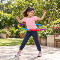 Detachable Hula Hoop with Colourful Segments for Kids Active Play (1 Set)