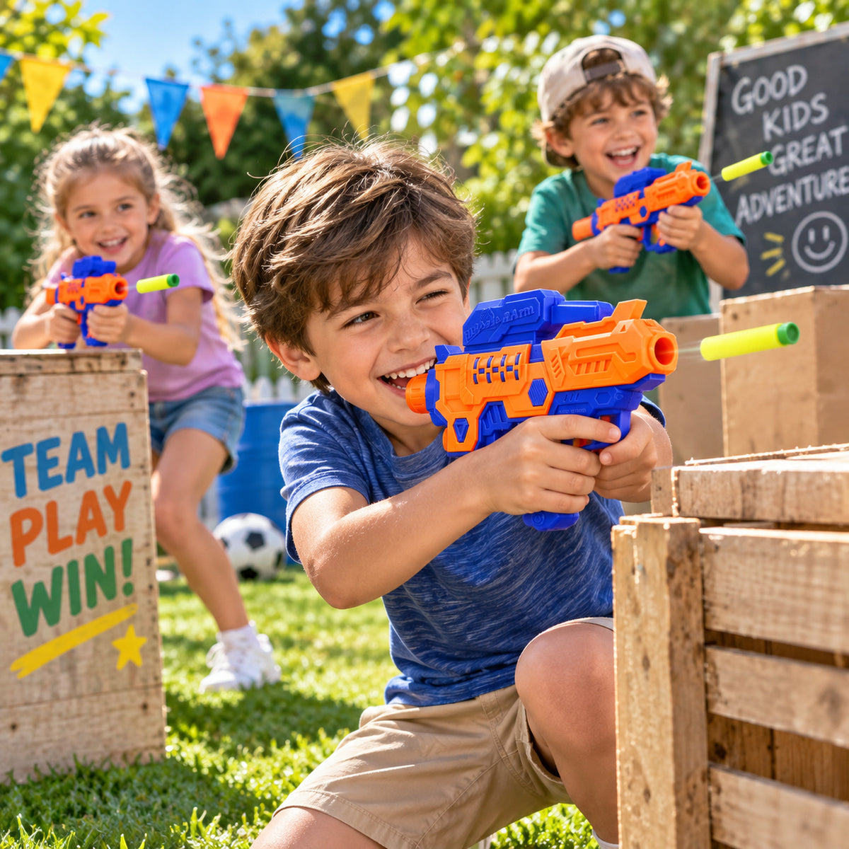 Soft foam bullet toy blaster 03