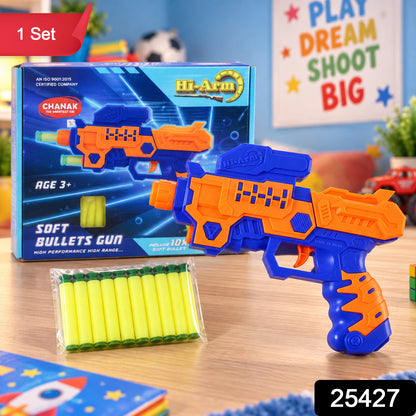 Soft foam bullet toy blaster 1 Set label