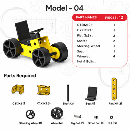 DIY vehicle construction model kit 09