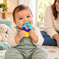 Baby Teether with Star Shaped Grip Ring and Colourful Handle Design (1 Pc)