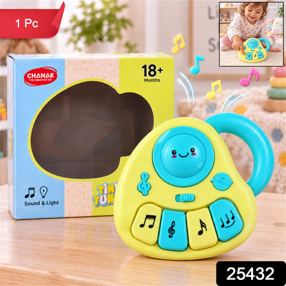 Musical toy with sound light and carry handle 1 Pc label